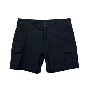 Eddie Bauer Shorts Women's Size 14‎ Black Summer Trail Cargo Pocket Athletic